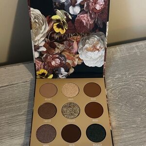 ColourPop Floral Fantasy Eyeshadow Palette - Velvet, Gold, Brown, Green